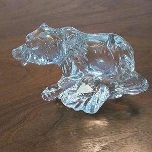 Princess House crystal bear figurine